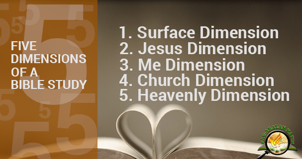 five dimensions of a bible study pagaralan natin