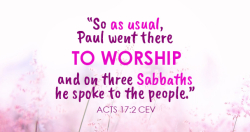 Acts 17 2 paul and sabbath keeping